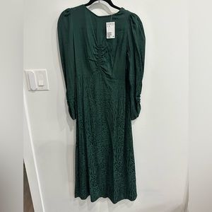Green H&M MIDI dress